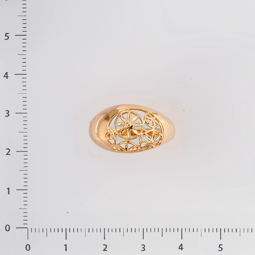 Кольцо из красного золота 585 пробы