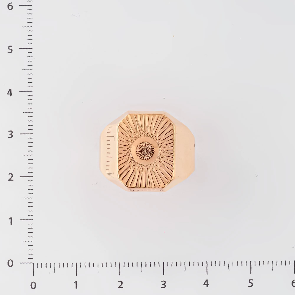 Кольцо из красного золота 585 пробы