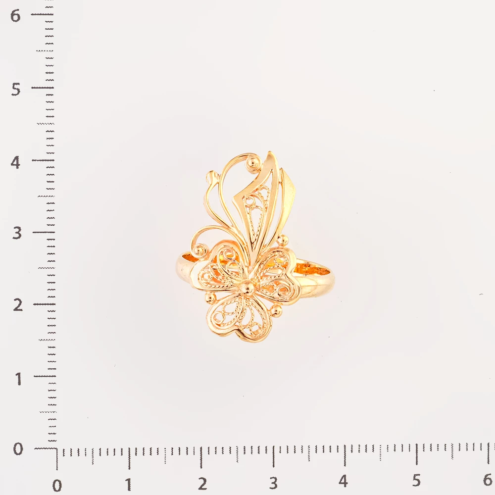 Кольцо из красного золота 585 пробы