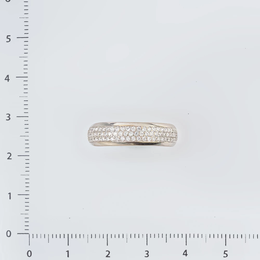 Кольцо с бриллиантом из белого золота 585 пробы