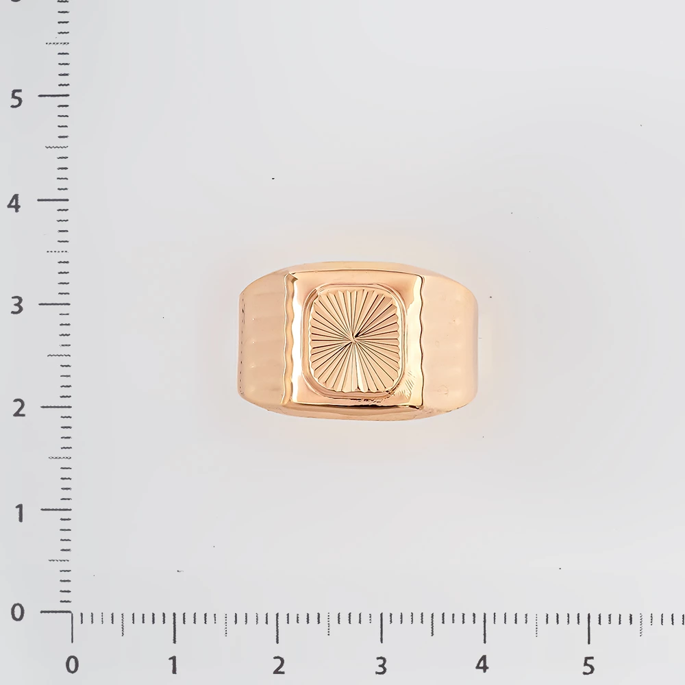 Кольцо из красного золота 585 пробы