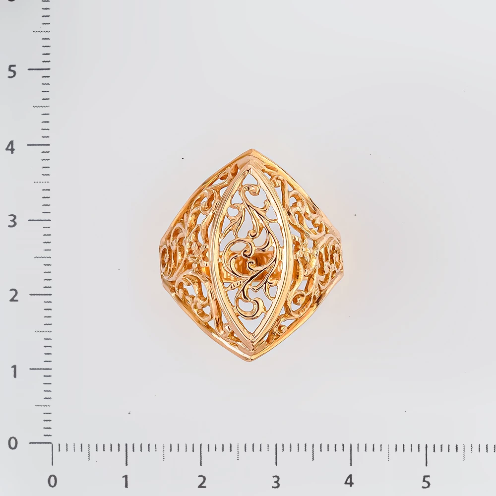 Кольцо из красного золота 583 пробы