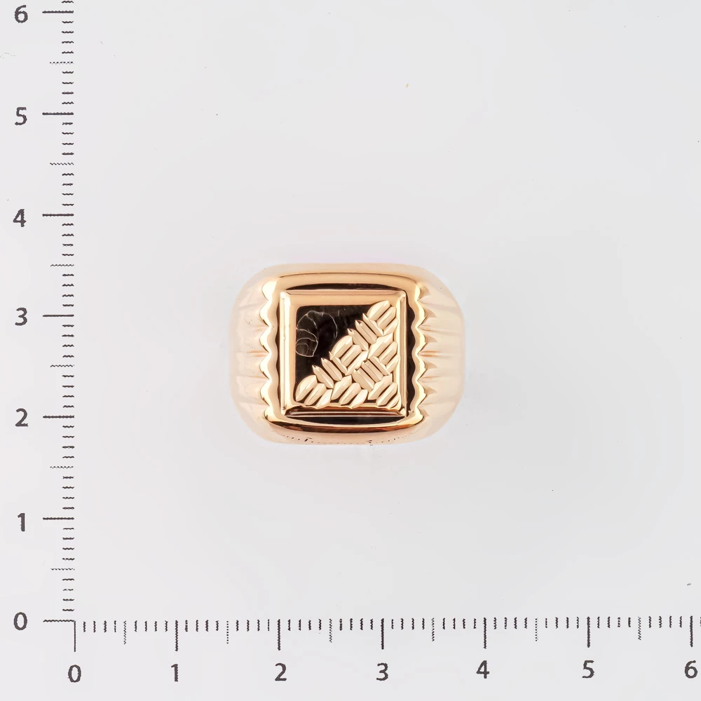 Кольцо из красного золота 585 пробы