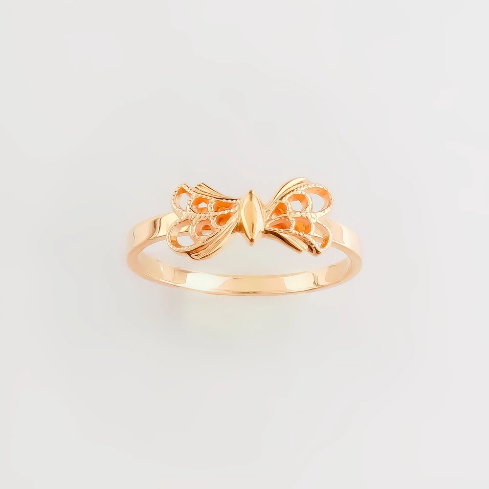 Кольцо из красного золота 585 пробы