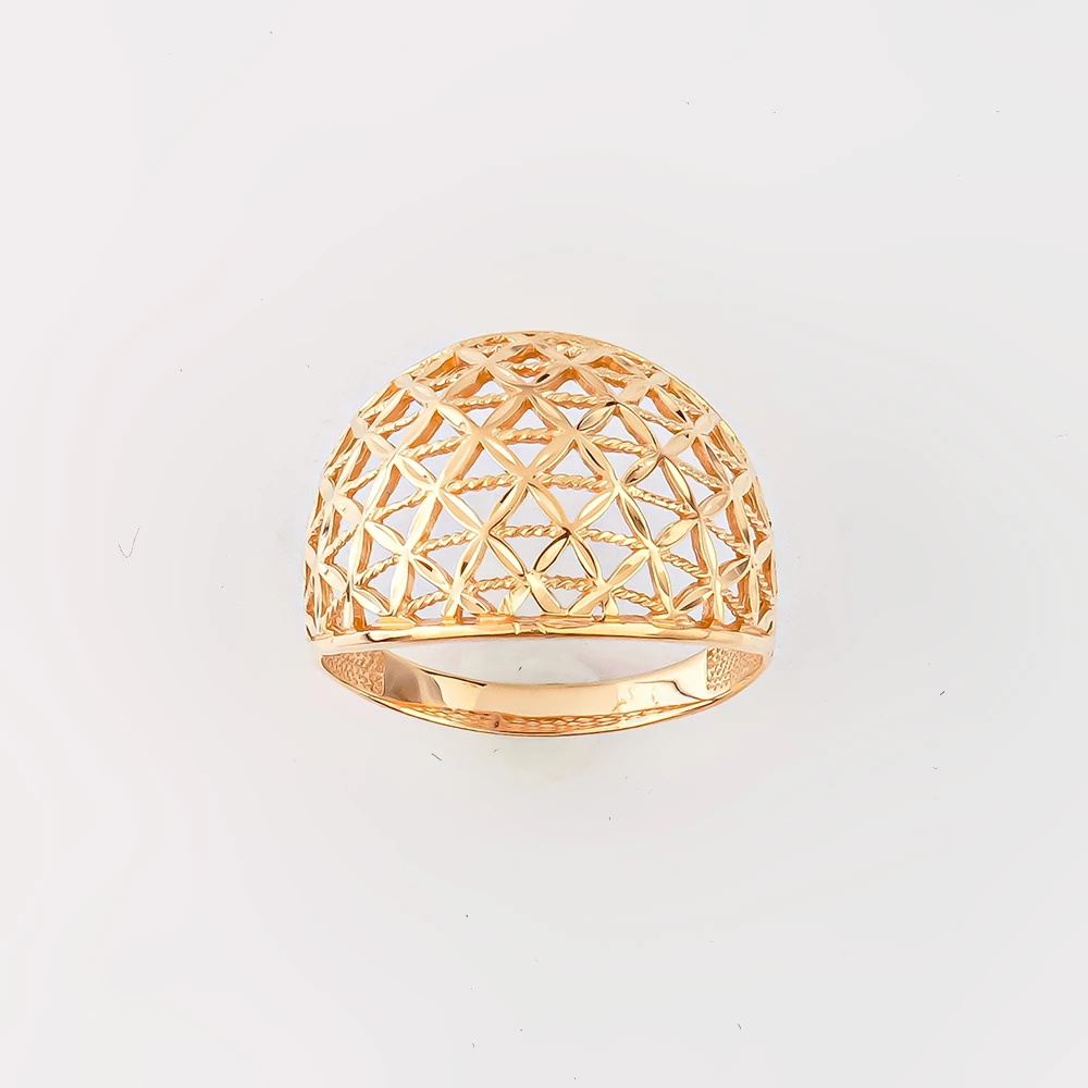 Кольцо из красного золота 585 пробы