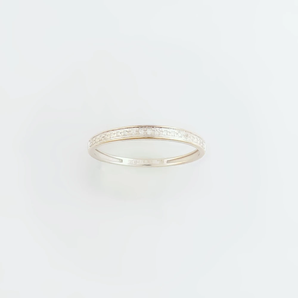 Кольцо с бриллиантом из белого золота 585 пробы