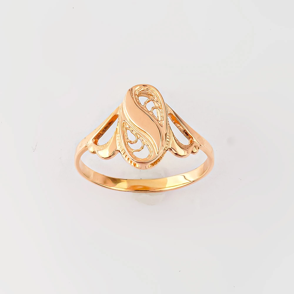 Кольцо из красного золота 585 пробы