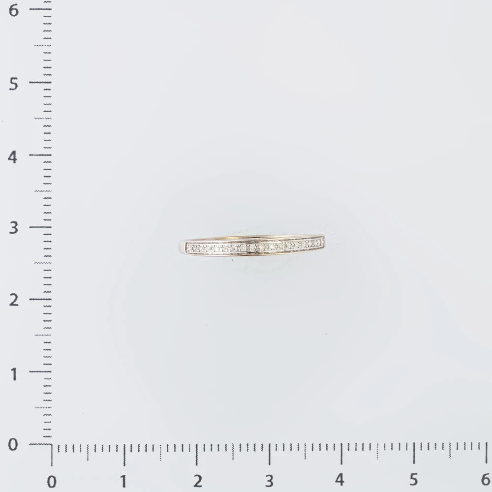 Кольцо с бриллиантом из белого золота 585 пробы