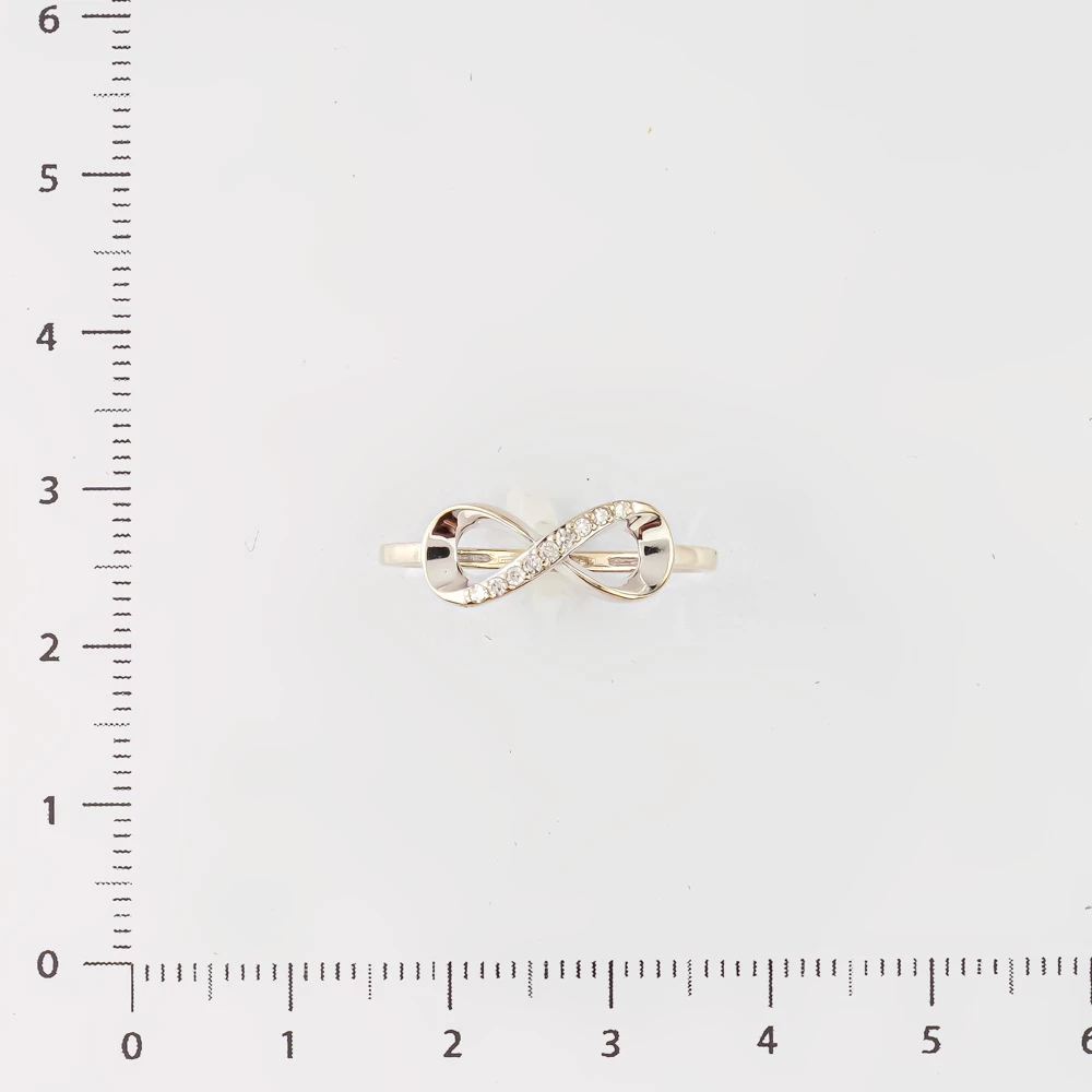 Кольцо с бриллиантом из белого золота 585 пробы