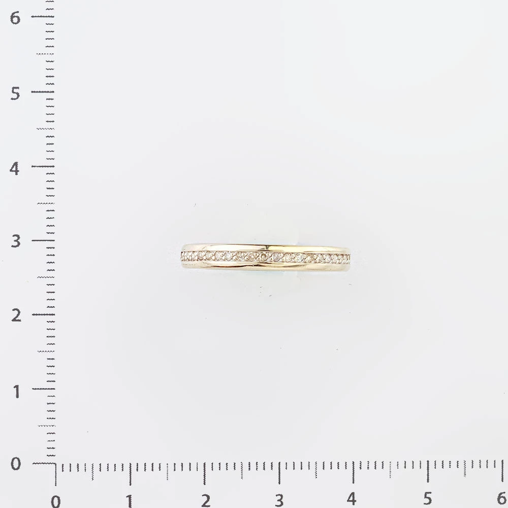 Кольцо с бриллиантом из белого золота 585 пробы