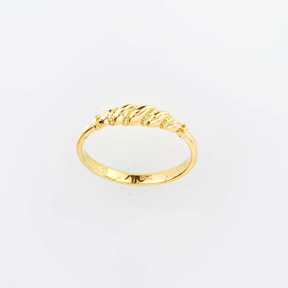 Кольцо из желтого золота 750 пробы