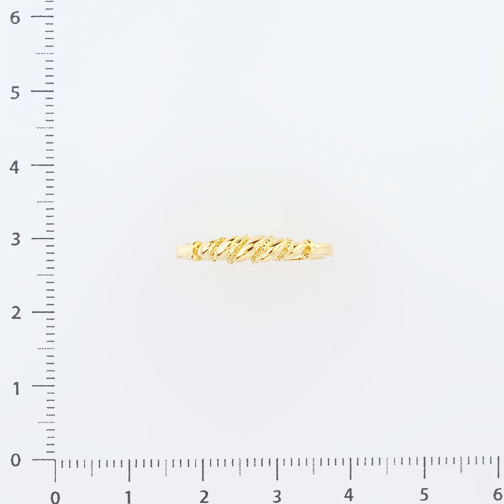 Кольцо из желтого золота 750 пробы