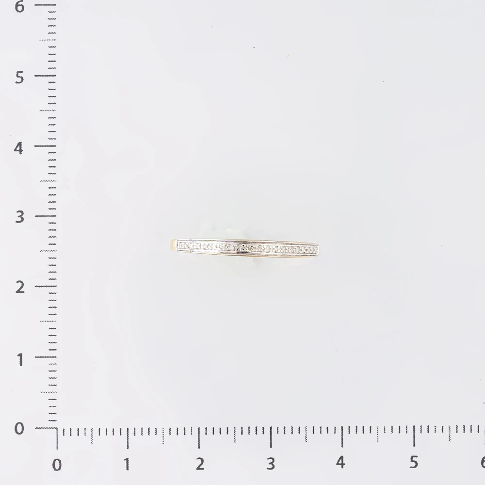 Кольцо с бриллиантом из желтого золота 585 пробы