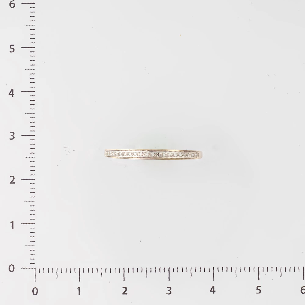 Кольцо с бриллиантом из белого золота 585 пробы