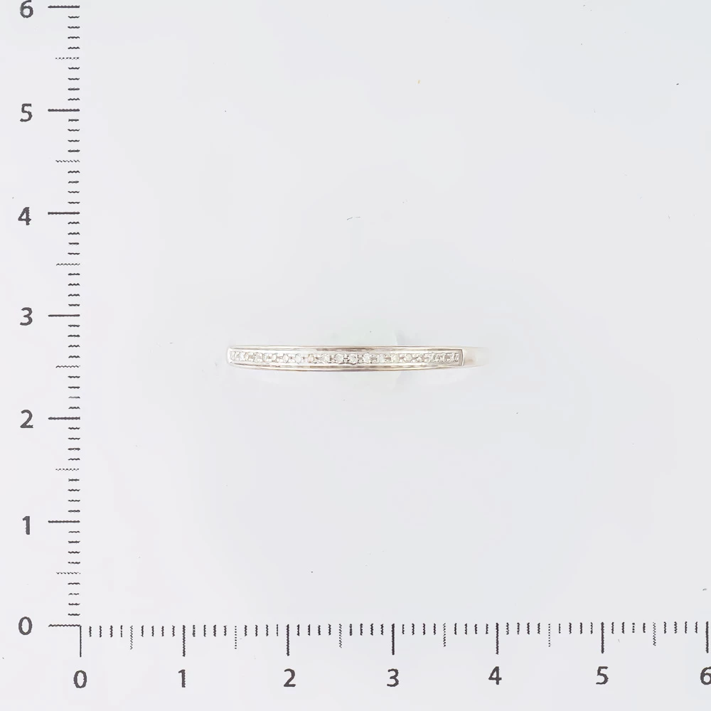 Кольцо с бриллиантом из белого золота 585 пробы