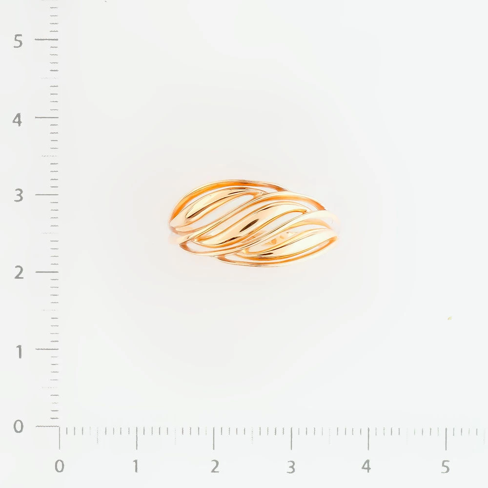 Кольцо из красного золота 585 пробы