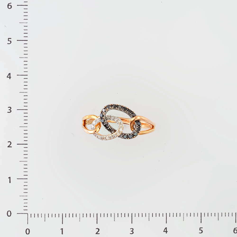 Кольцо с бриллиантом из красного золота 585 пробы Кольцо с бриллиантом из красного золота 585 пробы