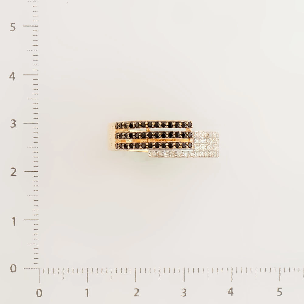 Кольцо с бриллиантом из красного золота 585 пробы