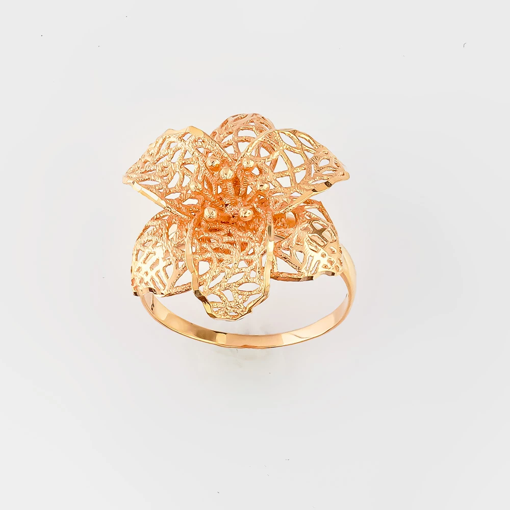 Кольцо из красного золота 585 пробы