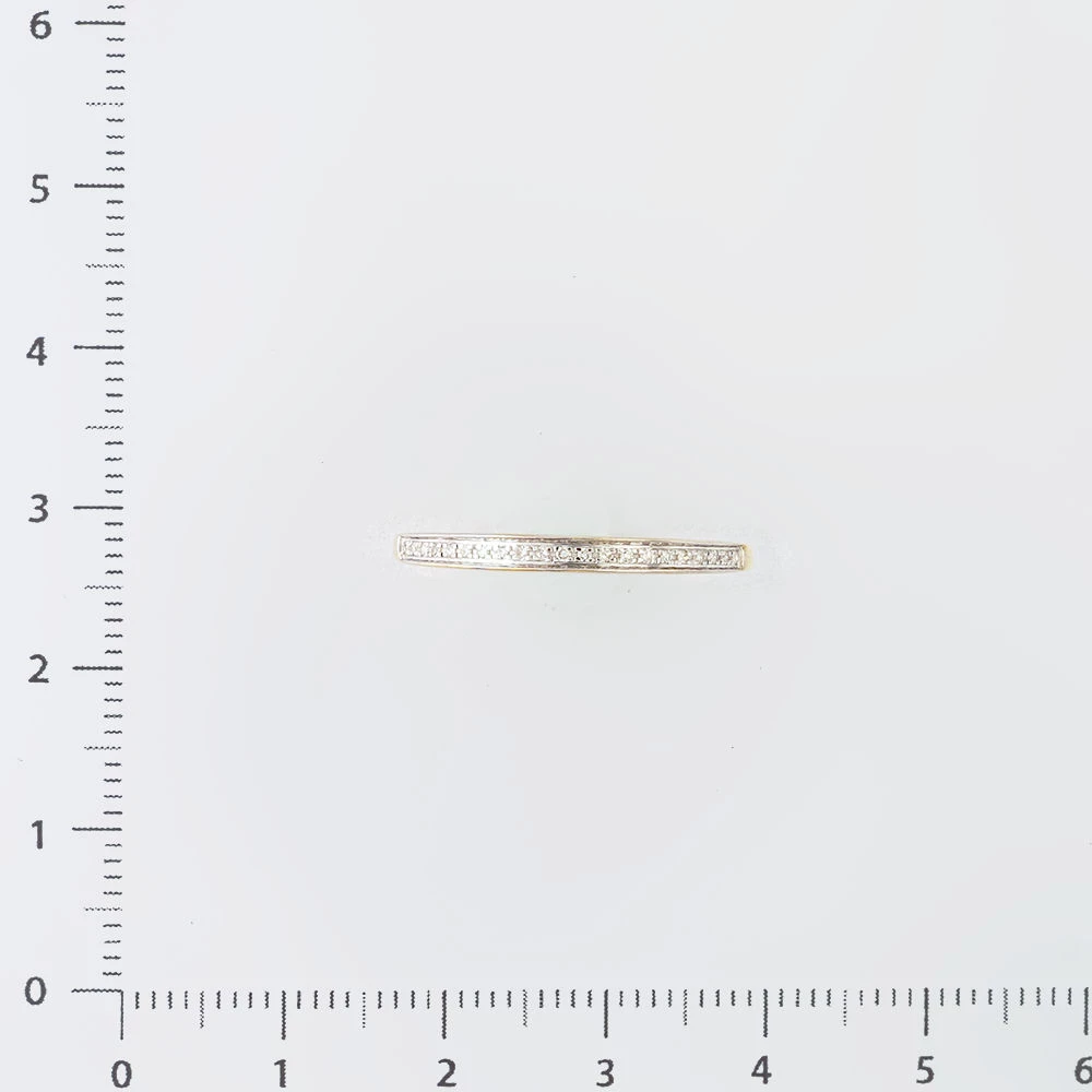 Кольцо с бриллиантом из желтого золота 585 пробы