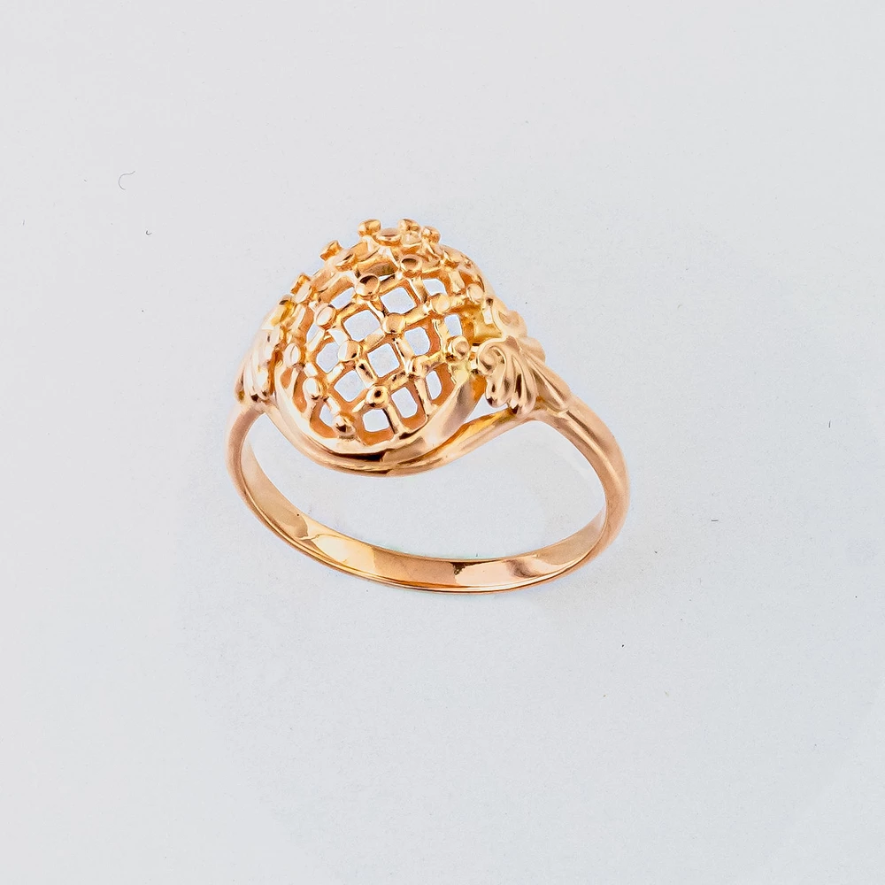 Кольцо из красного золота 583 пробы