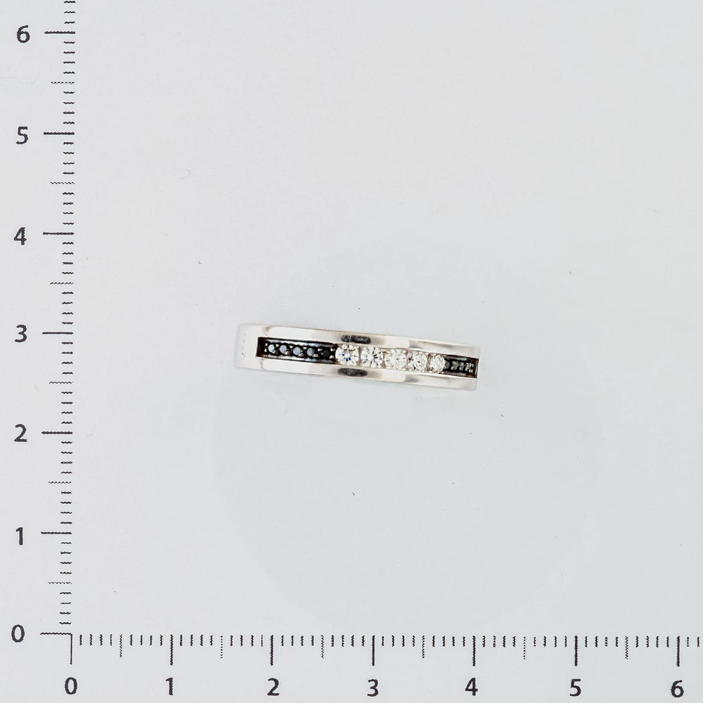 Кольцо с бриллиантом из белого золота 585 пробы