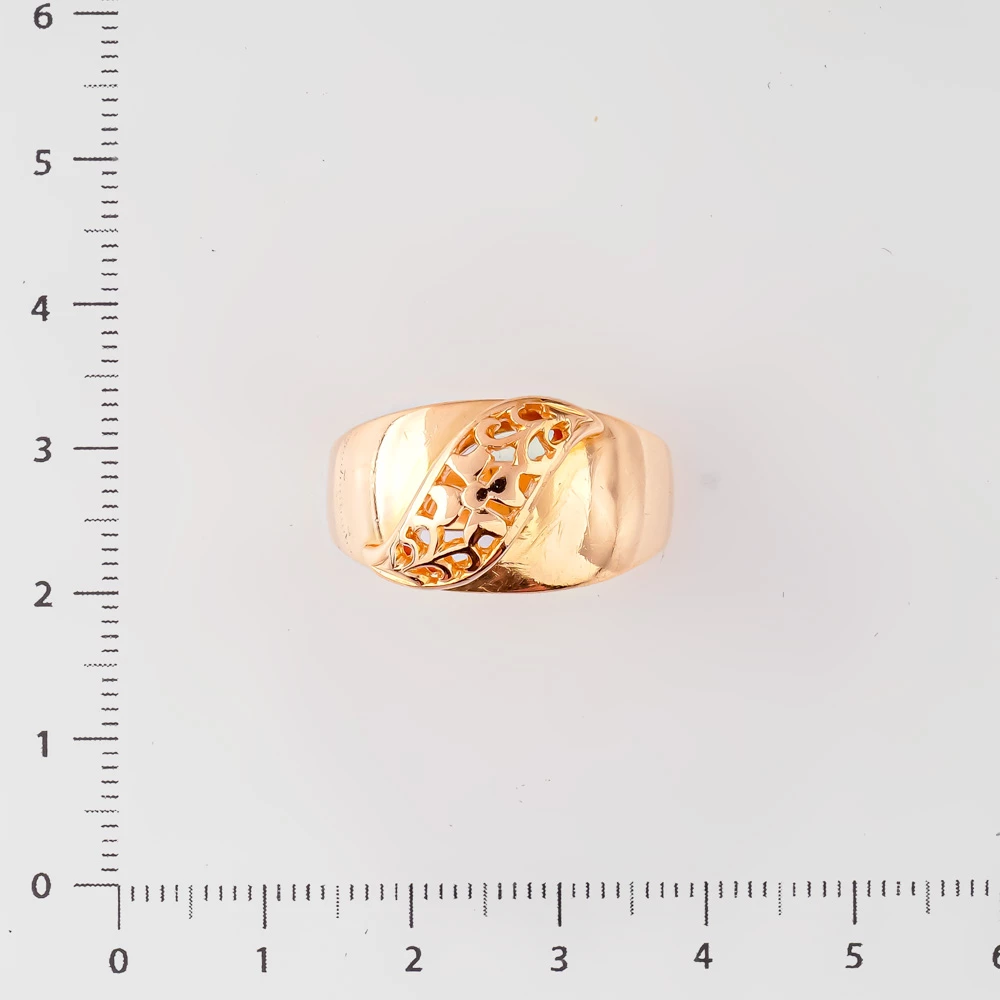 Кольцо из красного золота 585 пробы