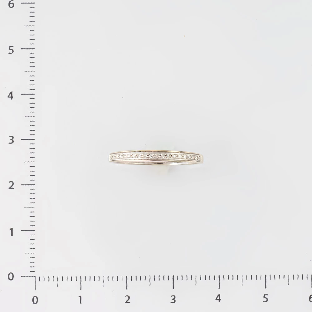 Кольцо с бриллиантом из белого золота 585 пробы