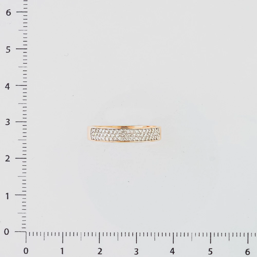 Кольцо с бриллиантом из красного золота 585 пробы Кольцо с бриллиантом из красного золота 585 пробы