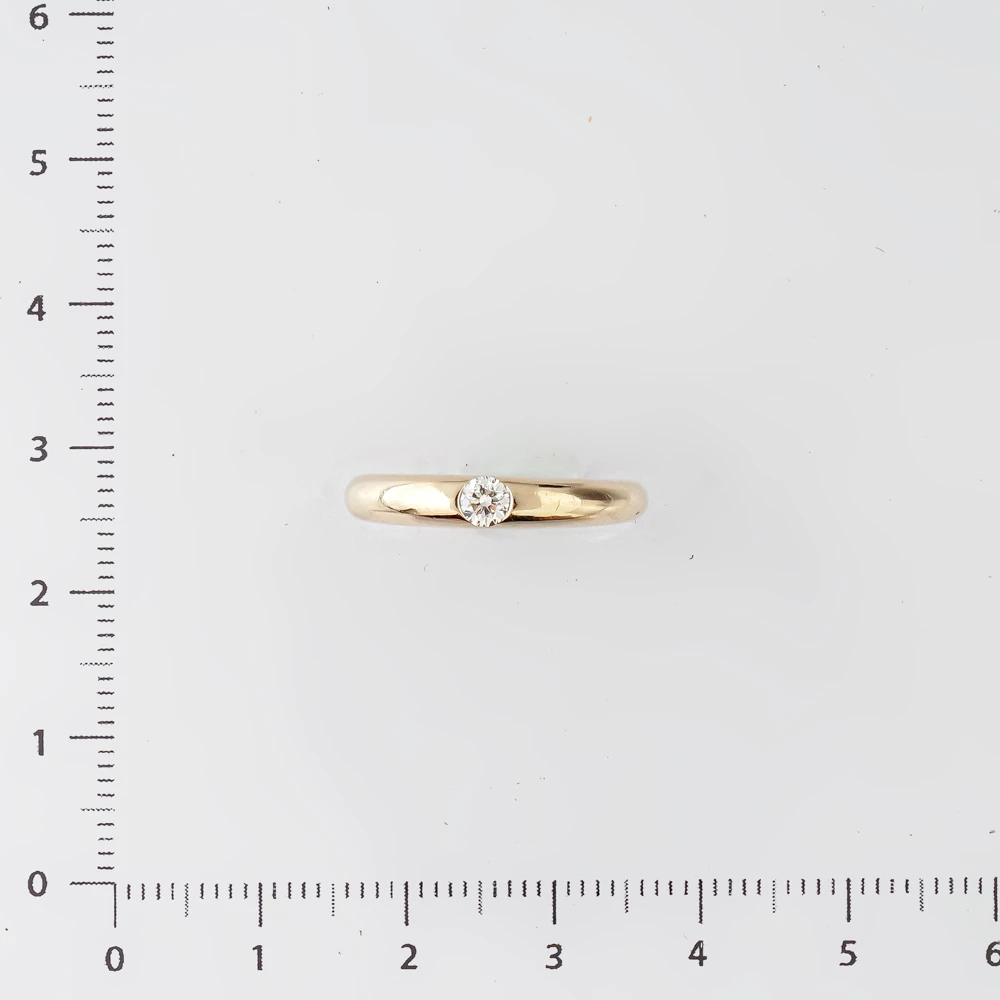 Кольцо с бриллиантом из белого золота 585 пробы