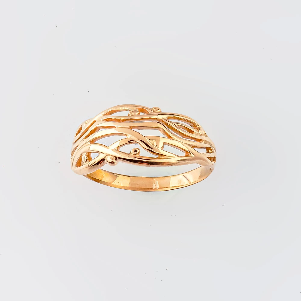 Кольцо из красного золота 585 пробы