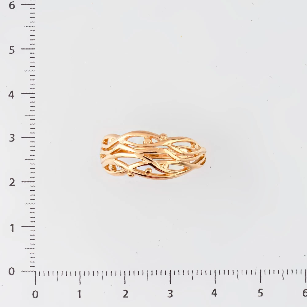 Кольцо из красного золота 585 пробы