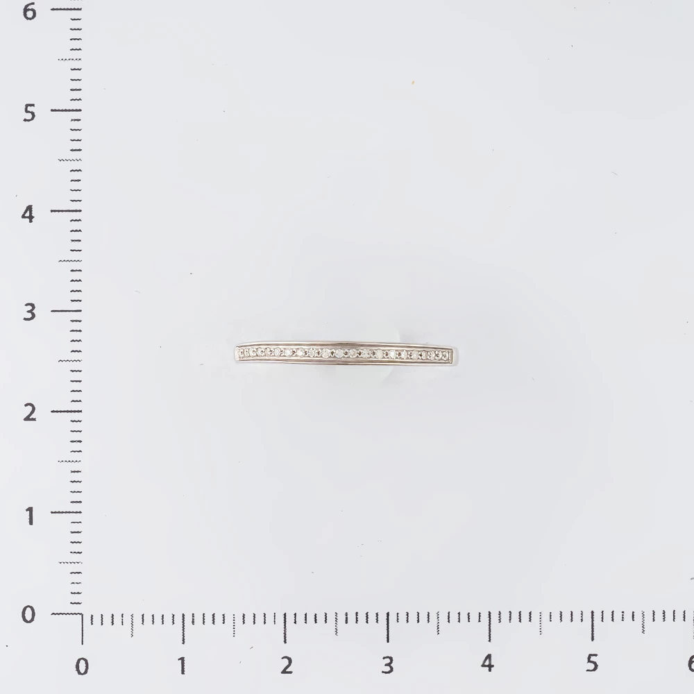 Кольцо с бриллиантом из белого золота 585 пробы