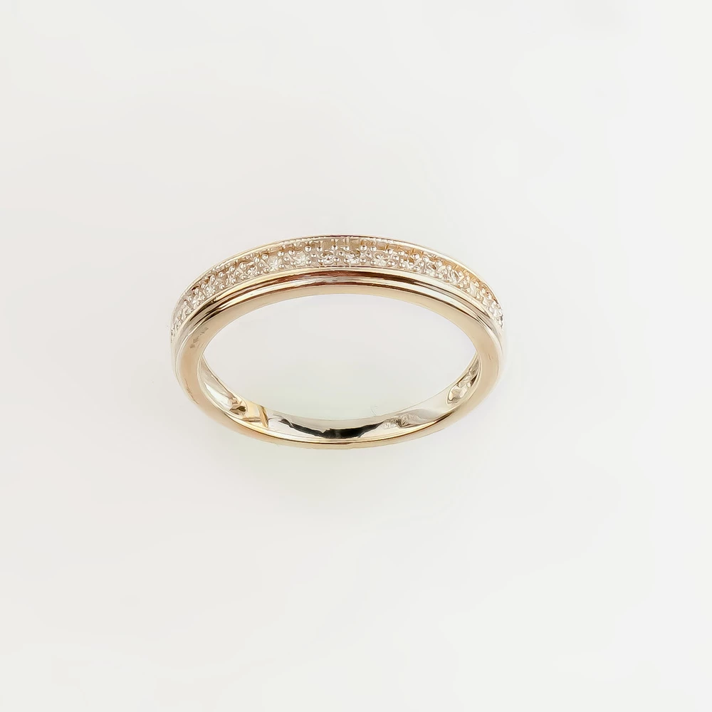 Кольцо с бриллиантом из белого золота 585 пробы