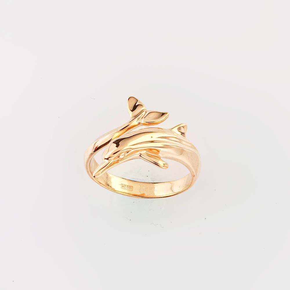 Кольцо из красного золота 585 пробы