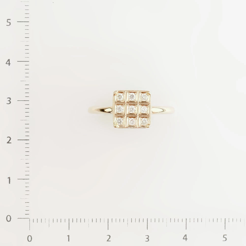 Кольцо с бриллиантом из белого золота 585 пробы