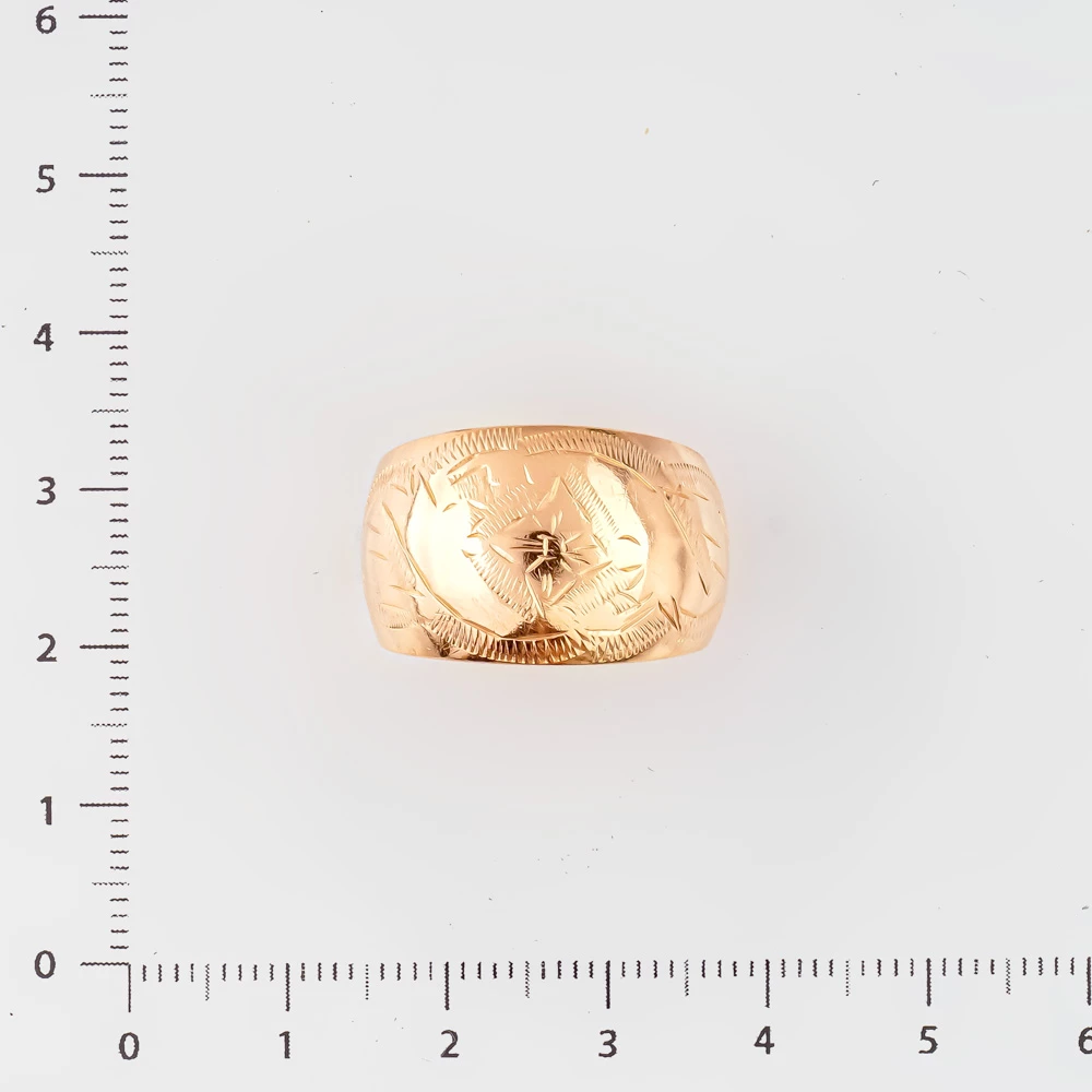 Кольцо из красного золота 583 пробы