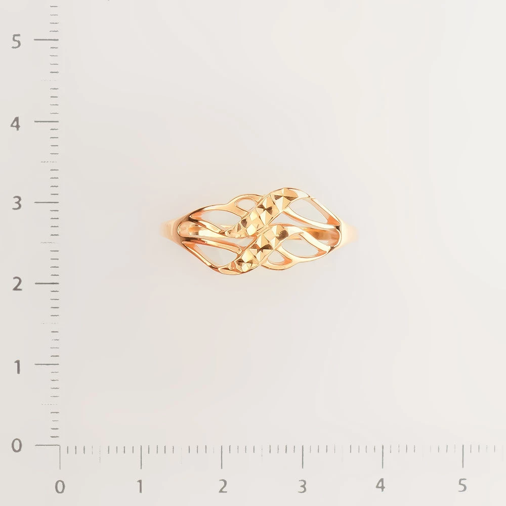 Кольцо из красного золота 585 пробы