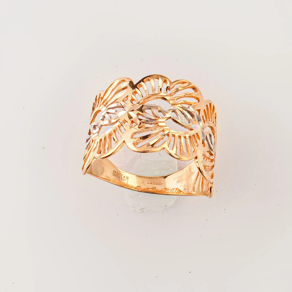 Кольцо из красного золота 585 пробы