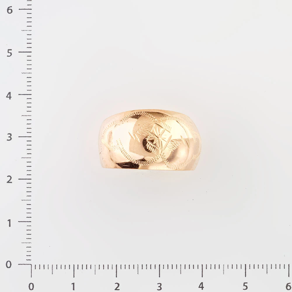 Кольцо из красного золота 583 пробы