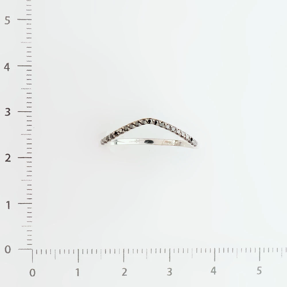 Кольцо с бриллиантом из белого золота 585 пробы