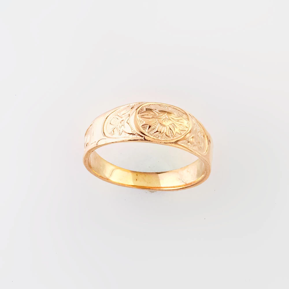 Кольцо из красного золота 585 пробы