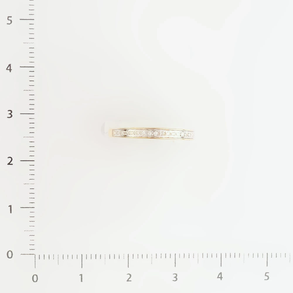 Кольцо с бриллиантом из красного золота 585 пробы