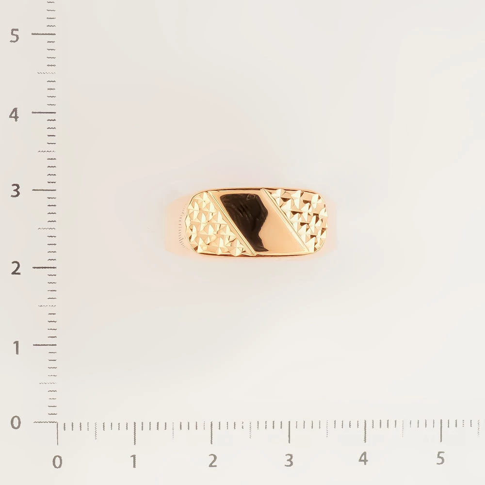 Кольцо из красного золота 585 пробы