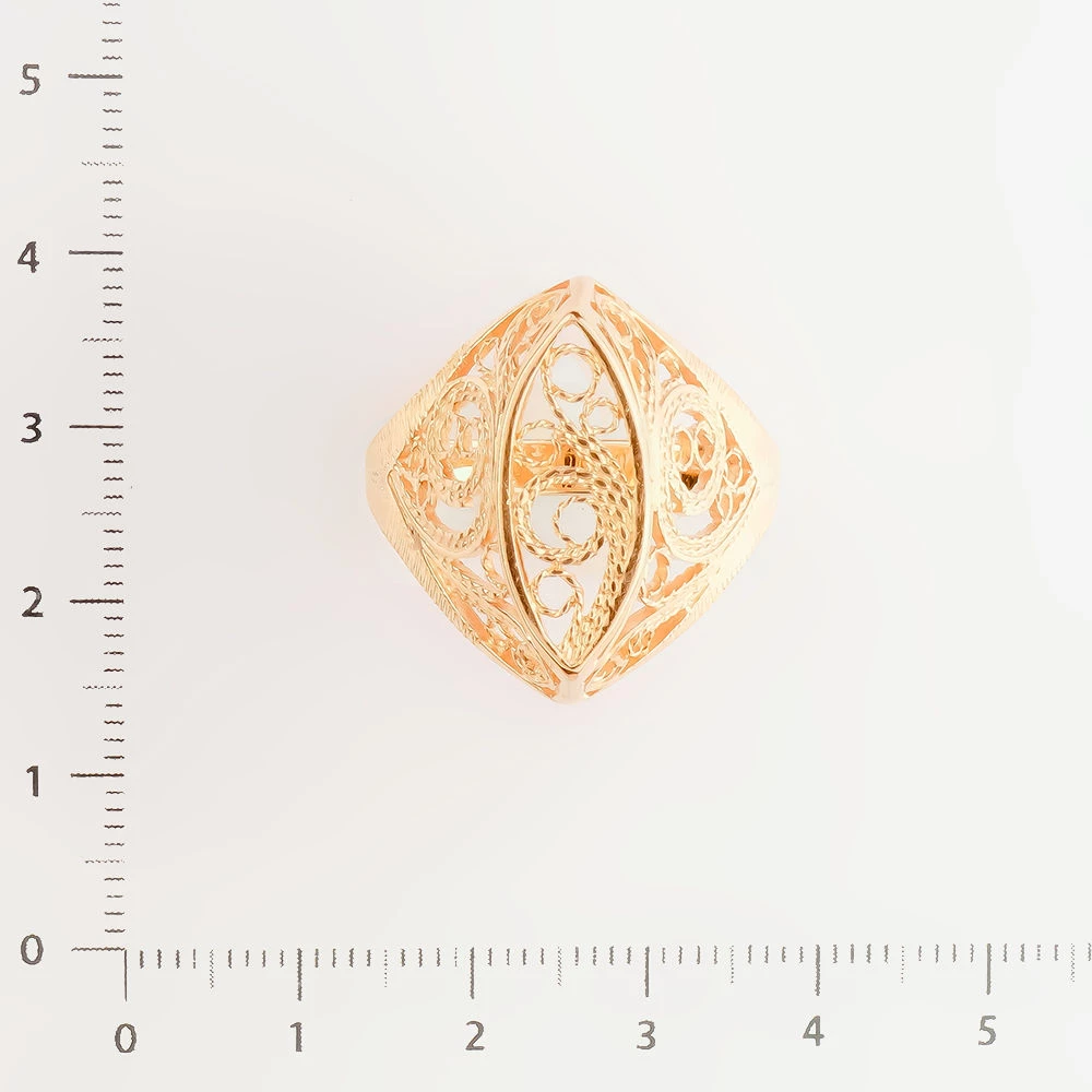 Кольцо из красного золота 583 пробы