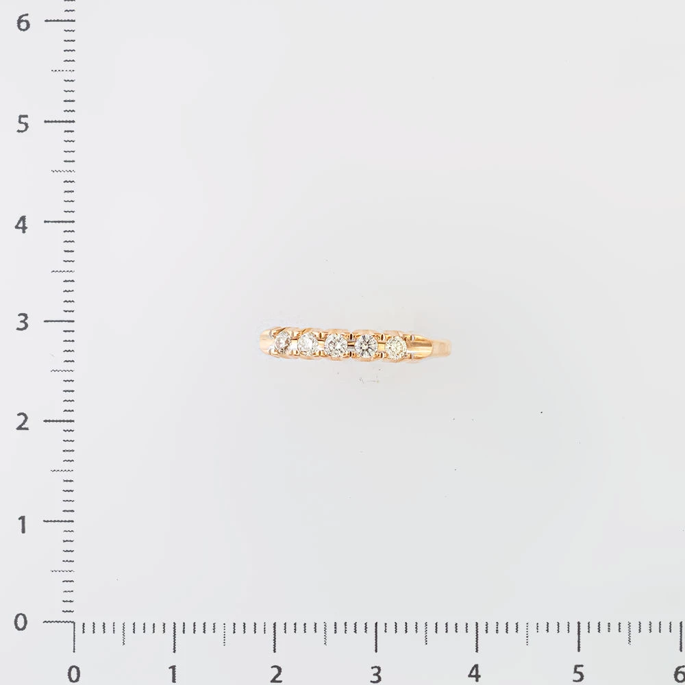 Кольцо с бриллиантом из белого золота 585 пробы