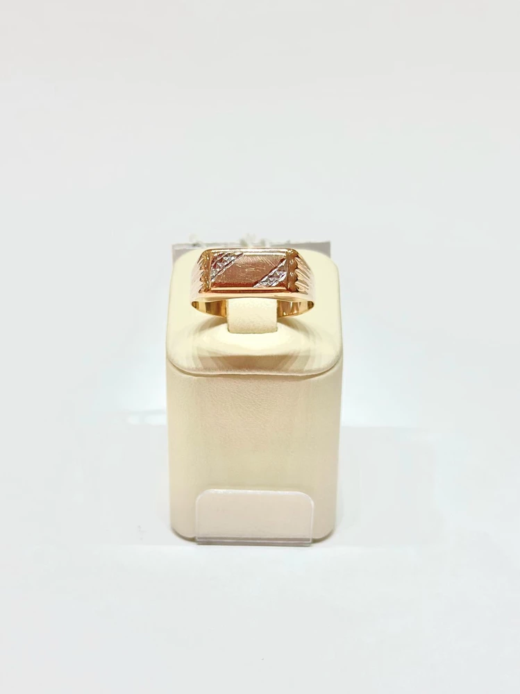 Кольцо из красного золота 375 пробы