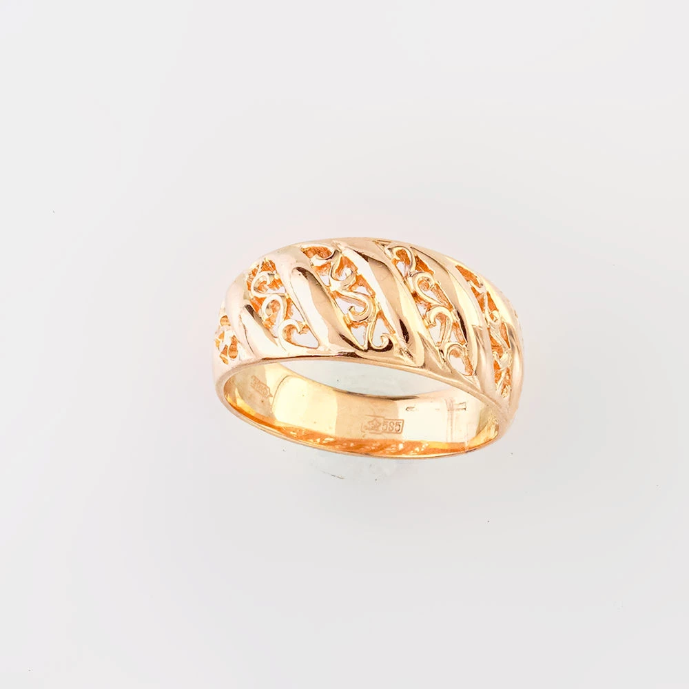 Кольцо из красного золота 585 пробы