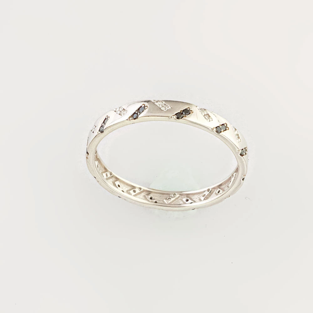 Кольцо с бриллиантом из белого золота 585 пробы