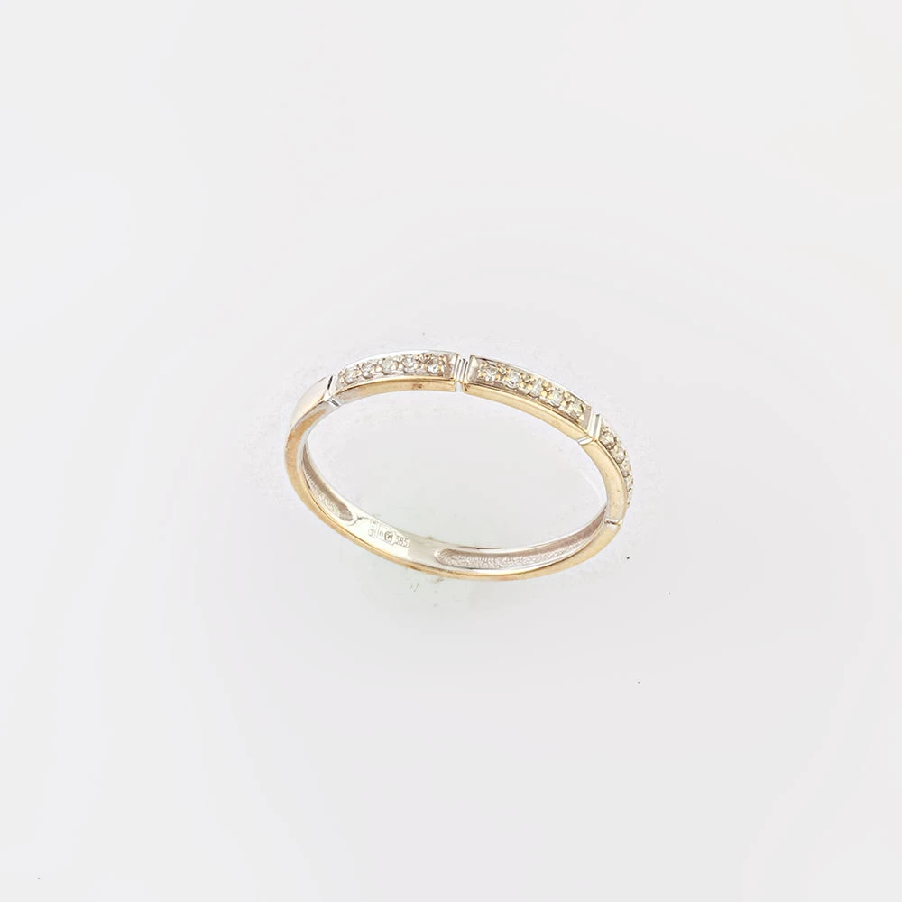 Кольцо с бриллиантом из белого золота 585 пробы